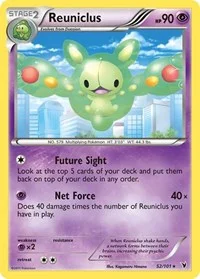 Reuniclus (52) | 52/101 | Reverse Holofoil | Noble Victories
