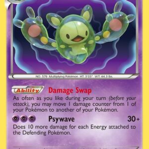 Reuniclus 57/114 Holofoil Black and White