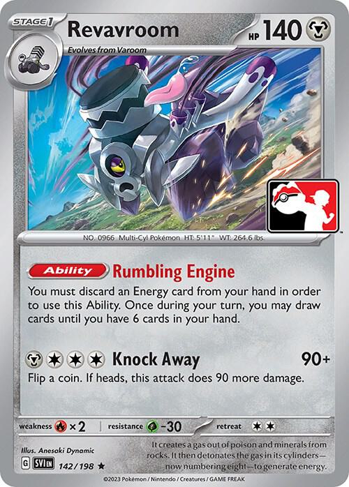 Revavroom 142/198 Normal Prize Pack Series Cards