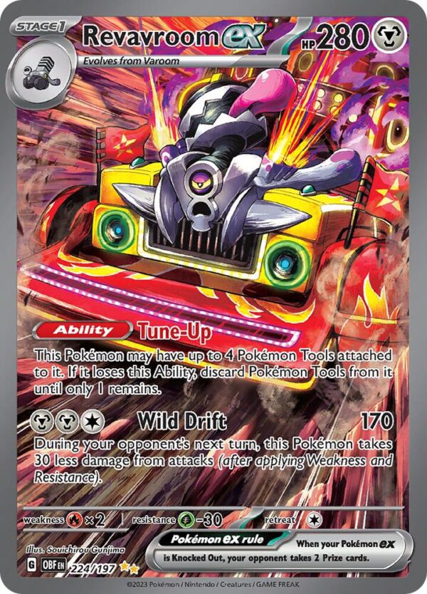 Revavroom ex 224/197 Holofoil SV03: Obsidian Flames