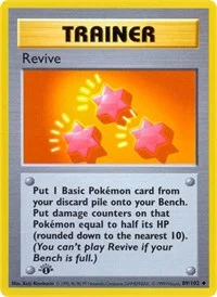Revive | 089/102 | 1st Edition | Base Set (Shadowless)