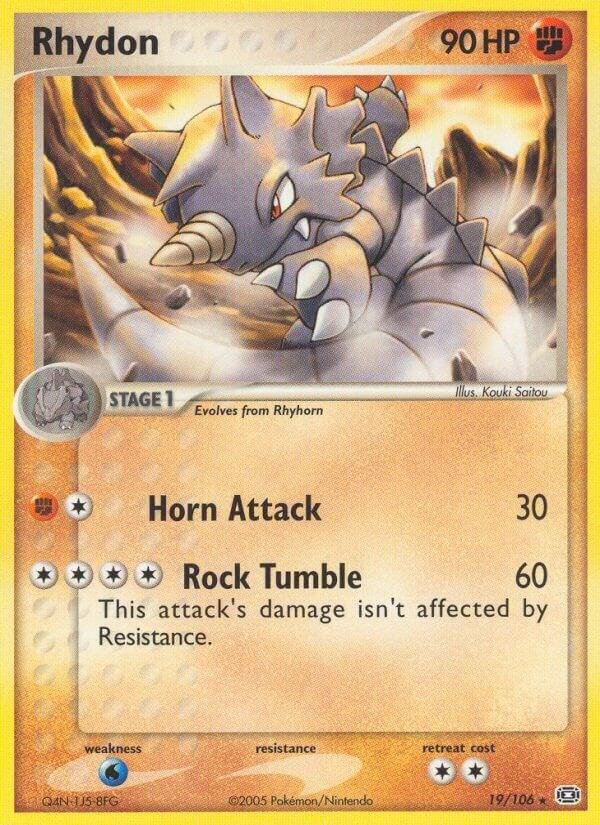 Rhydon 19/106 Normal Emerald Rhydon 19/106 Normal Emerald