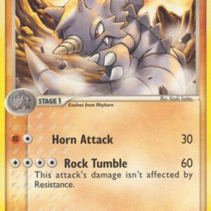 Rhydon 19/106 Reverse Holofoil Emerald