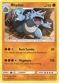 Rhydon | 66/147 | Normal | SM - Burning Shadows