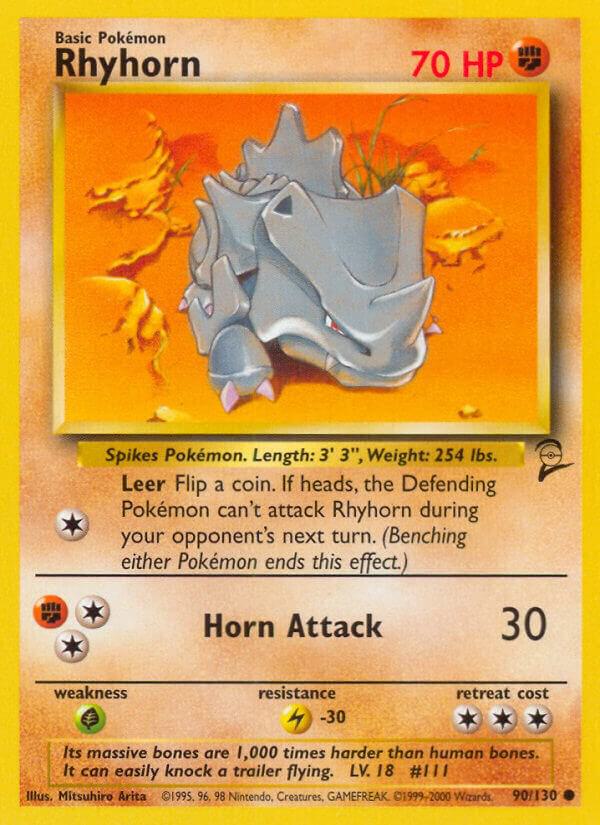 Rhyhorn 090/130 Normal Base Set 2
