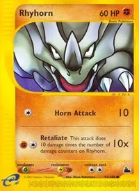 Rhyhorn | 091/144 | Reverse Holofoil | Skyridge