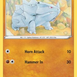 Rhyhorn (096) 096/202 Normal SWSH01: Sword & Shield Base Set Rhyhorn (096) 096/202 Normal SWSH01: Sword & Shield Base Set