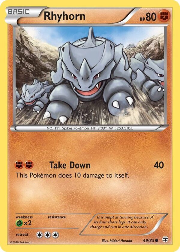 Rhyhorn 49/83 Normal Generations
