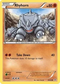 Rhyhorn | 49/83 | Reverse Holofoil | Generations
