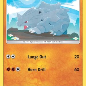 Rhyhorn 65/147 Normal SM – Burning Shadows Rhyhorn 65/147 Normal SM – Burning Shadows