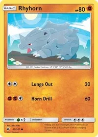 Rhyhorn | 65/147 | Reverse Holofoil | SM - Burning Shadows