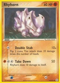 Rhyhorn | 70/101 | Reverse Holofoil | Hidden Legends