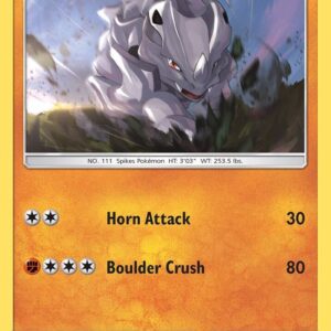 Rhyhorn (93) 93/214 Reverse Holofoil SM – Unbroken Bonds
