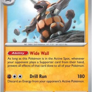 Rhyperior 076/142 Reverse Holofoil SV07: Stellar Crown Rhyperior 076/142 Reverse Holofoil SV07: Stellar Crown