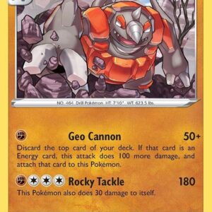 Rhyperior 091/196 Reverse Holofoil SWSH11: Lost Origin Rhyperior 091/196 Reverse Holofoil SWSH11: Lost Origin
