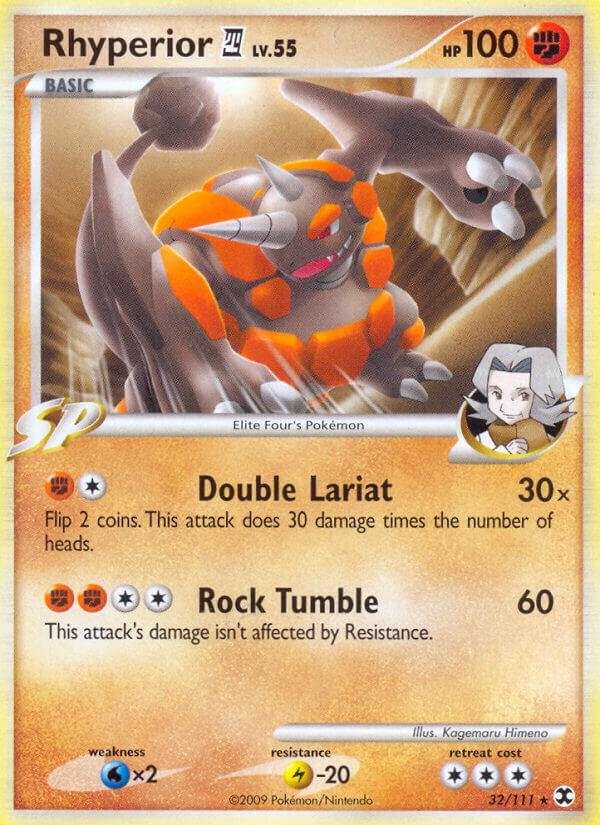Rhyperior E4 32/111 Reverse Holofoil Rising Rivals