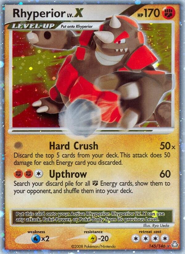 Rhyperior LV.X 145/146 Holofoil Legends Awakened Rhyperior LV.X 145/146 Holofoil Legends Awakened