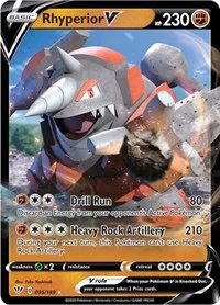 Rhyperior V | 095/189 | Holofoil | SWSH03: Darkness Ablaze
