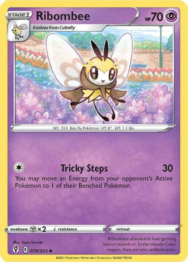 Ribombee 079/203 Reverse Holofoil SWSH07: Evolving Skies