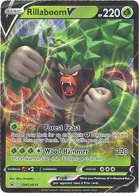 Rillaboom V | SWSH014 | Holofoil | SWSH: Sword & Shield Promo Cards