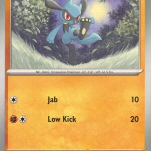 Riolu 112/198 Reverse Holofoil SV01: Scarlet & Violet Base Set