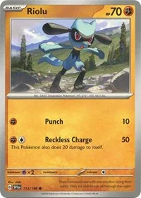 Riolu | 113/198 | Normal | SV01: Scarlet & Violet Base Set Riolu | 113/198 | Normal | SV01: Scarlet & Violet Base Set