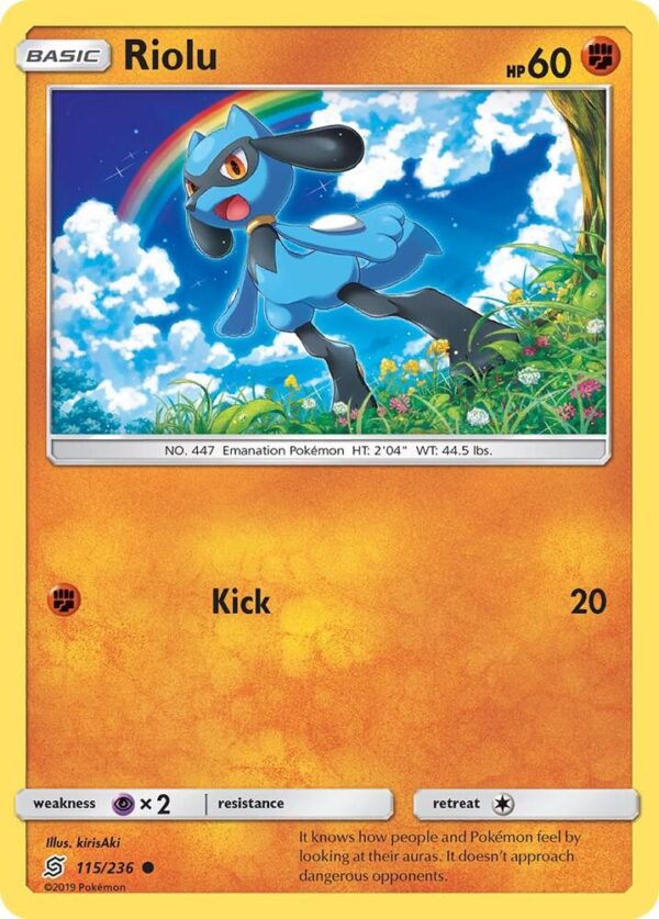 Riolu (115) 115/236 Normal SM – Unified Minds