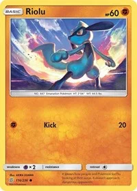 Riolu (116) | 116/236 | Reverse Holofoil | SM - Unified Minds