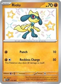 Riolu | 173/091 | Holofoil | SV: Paldean Fates