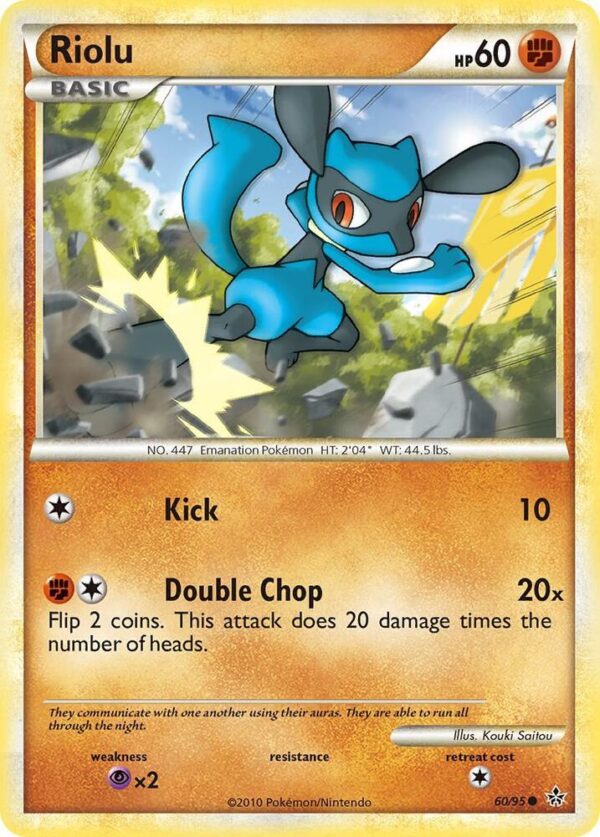 Riolu 60/95 Reverse Holofoil Unleashed