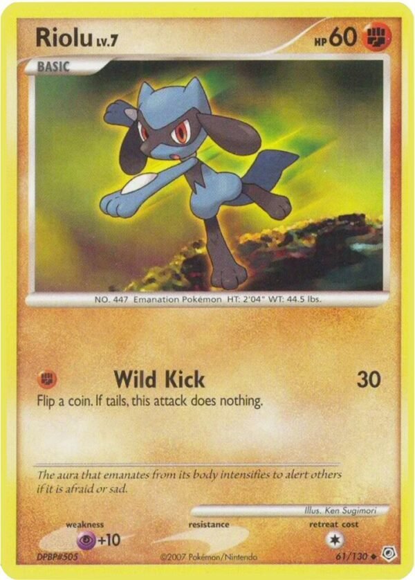 Riolu 61/130 Normal Diamond and Pearl Riolu 61/130 Normal Diamond and Pearl