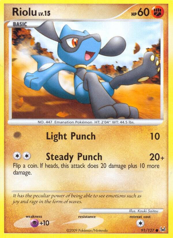 Riolu 91/127 Reverse Holofoil Platinum Riolu 91/127 Reverse Holofoil Platinum