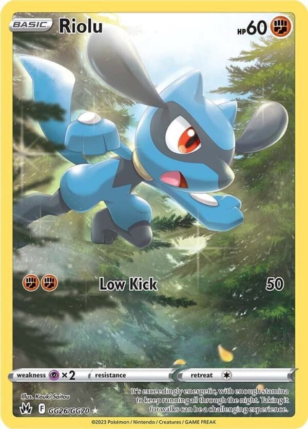 Riolu GG26/GG70 Holofoil Crown Zenith: Galarian Gallery