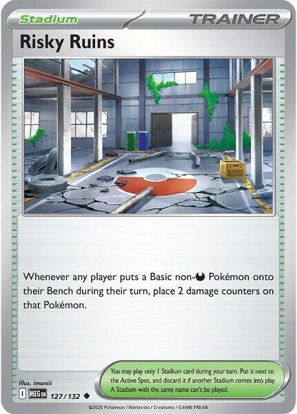 Risky Ruins 127/132 Normal ME01: Mega Evolution Risky Ruins 127/132 Normal ME01: Mega Evolution