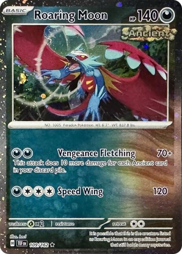 Roaring Moon 109/162 (Cosmos Holo) Holofoil Miscellaneous Cards & Products Roaring Moon 109/162 (Cosmos Holo) Holofoil Miscellaneous Cards & Products