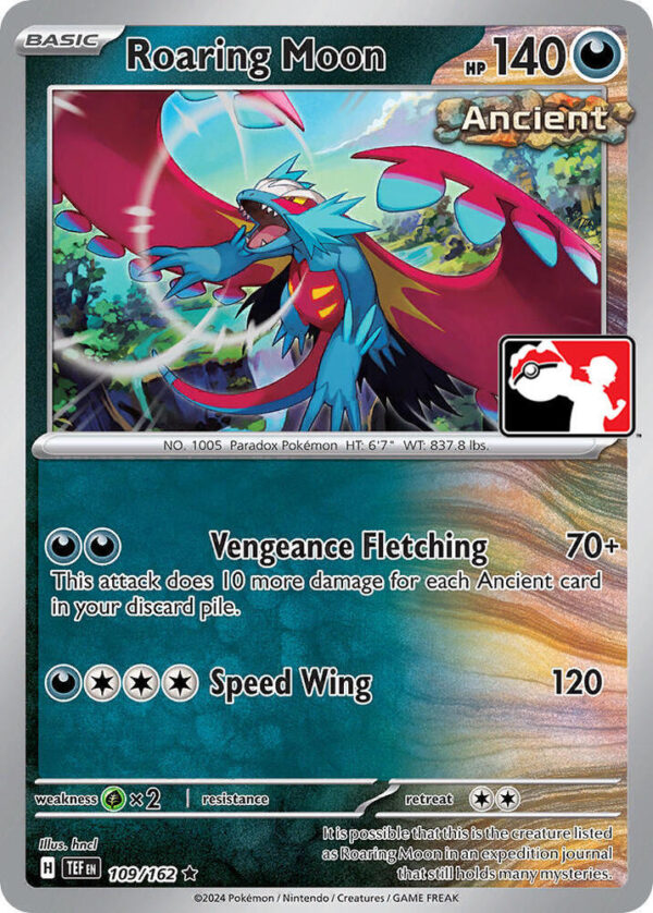 Roaring Moon 109/162 Holofoil Prize Pack Series Cards