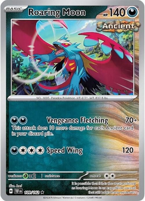 Roaring Moon 109/162 Holofoil SV05: Temporal Forces Roaring Moon 109/162 Holofoil SV05: Temporal Forces