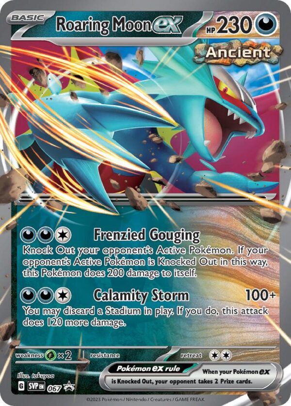 Roaring Moon ex 067 Holofoil SV: Scarlet & Violet Promo Cards