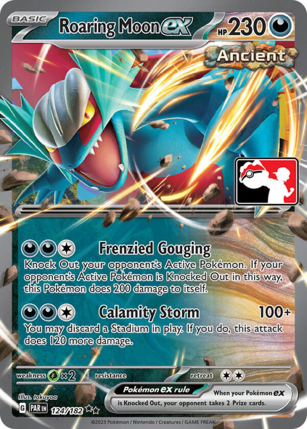 Roaring Moon ex 124/182 Holofoil Prize Pack Series Cards
