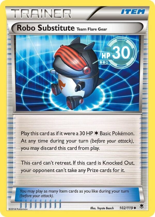 Robo Substitute 102/119 Reverse Holofoil XY – Phantom Forces