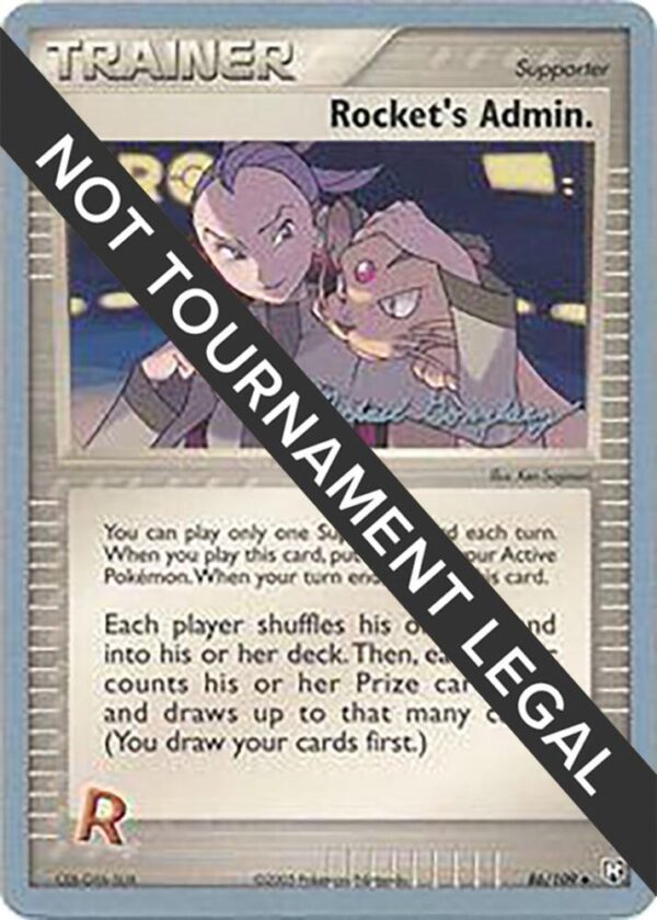 Rocket’s Admin. 2005 (Michael Gonzalez) 86/109 Normal World Championship Decks