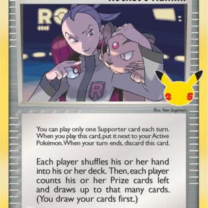 Rocket’s Admin. 86/109 Holofoil Celebrations: Classic Collection Rocket’s Admin. 86/109 Holofoil Celebrations: Classic Collection
