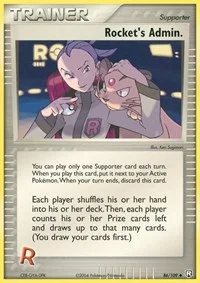 Rocket's Admin. | 86/109 | Reverse Holofoil | Team Rocket Returns
