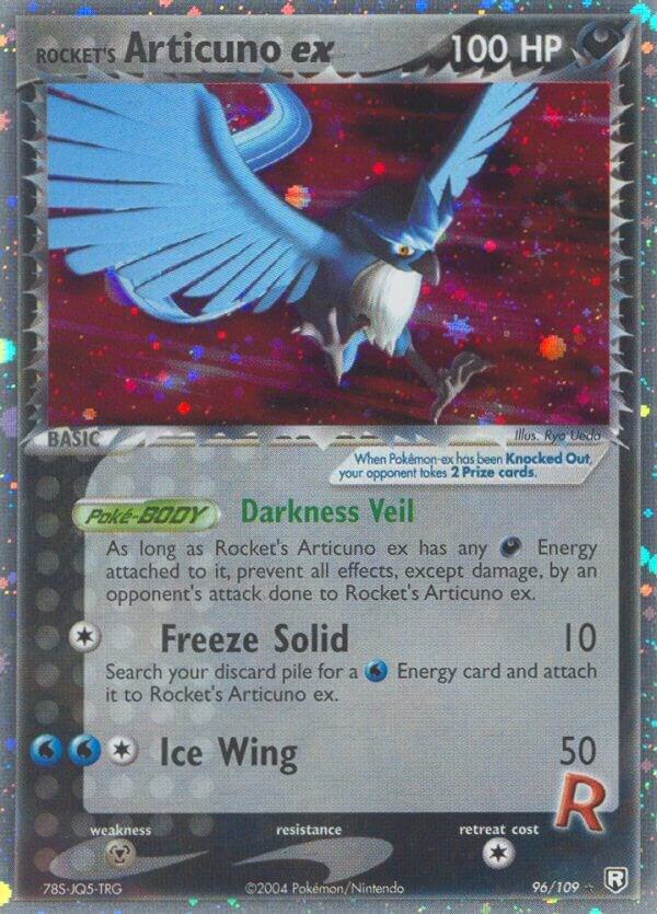 Rocket’s Articuno ex 96/109 Holofoil Team Rocket Returns Rocket’s Articuno ex 96/109 Holofoil Team Rocket Returns