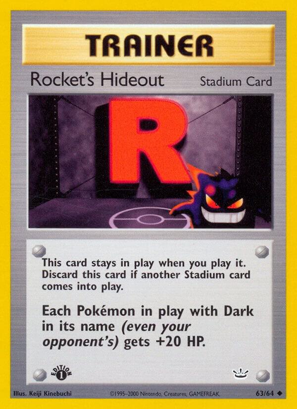 Rocket’s Hideout 63/64 1st Edition Neo Revelation