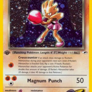 Rocket’s Hitmonchan 011/132 Unlimited Holofoil Gym Heroes