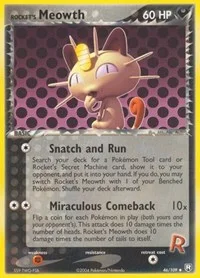 Rocket's Meowth | 46/109 | Reverse Holofoil | Team Rocket Returns