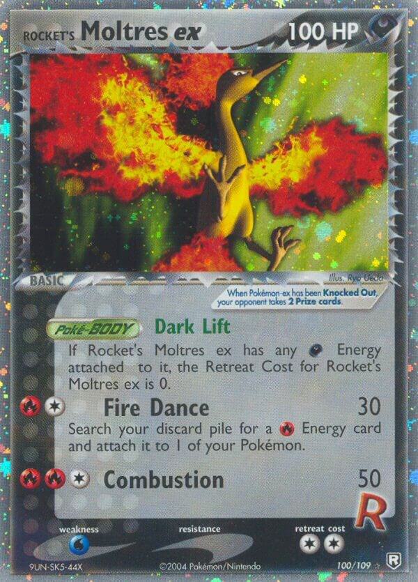 Rocket’s Moltres ex 100/109 Holofoil Team Rocket Returns