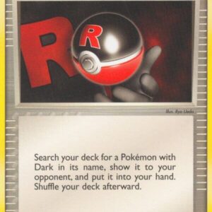 Rocket’s Poke Ball 89/109 Reverse Holofoil Team Rocket Returns
