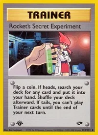Rocket's Secret Experiment | 120/132 | 1st Edition | Gym Challenge
